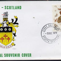 Staffa 1979 Frogs - Marsh Frog 45p perf on cover with first day cancel