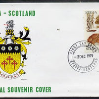 Staffa 1979 Frogs - Common Toad 65p perf on cover with first day cancel