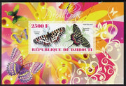 Djibouti 2014 Butterflies #2 imperf souvenir sheet unmounted mint