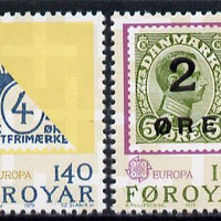 Faroe Islands 1979 Europa (Stamp on Stamp) set of 2 unmounted mint, SG 42-43 (Mi 43-44)