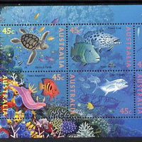 Australia 1995 Marine Life perf m/sheet overprinted for Adelaide Stamp Fair unmounted mint, as SG MS 1562