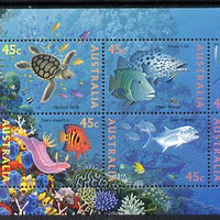 Australia 1995 Marine Life perf m/sheet overprinted for Sydney Stamp Show unmounted mint, as SG MS 1562