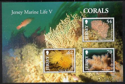 Jersey 2004 Corals perf m/sheet unmounted mint, SG MS 1169