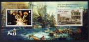 Isle of Man & Gibraltar 2005 Joint Issue - Death Bicentenary of Admiral Lord nelson perf m/sheet unmounted mint SG MS1264
