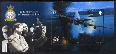 Isle of Man 2003 60th Anniversary of Dam Busters Raid perf m/sheet unmounted mint SG MS1073