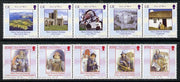 Isle of Man 2004 Manx National Heritage - the Story of Mann perf set of 10 (2 strips of 5) unmounted mint SG 1157-66