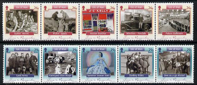 Isle of Man 2005 Time to Remember perf set of 10 (2 strips of 5)unmounted mint SG 137-46