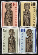 Faroe Islands 1980 Church Pews set of 4 unmounted mint, SG 54-57 (Mi 55-58)