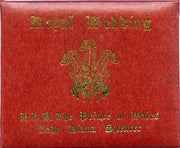 Staffa 1981 Royal Wedding £8 value in 23 carat gold foil in special presentation folder