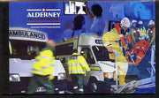 Guernsey - Alderney 2002 Community Services #1 & #2 £9.40 booklet complete & fine SG ASB12