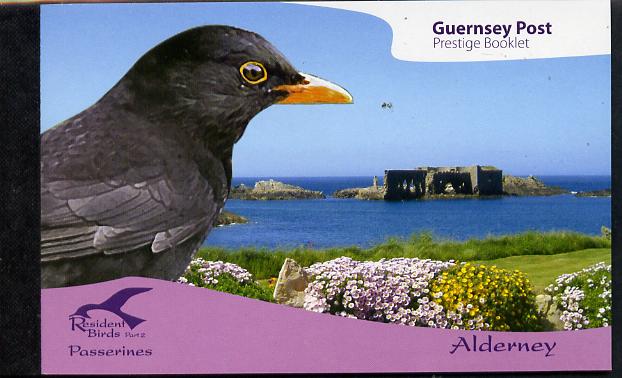 Guernsey - Alderney 2007 Residential Birds #2 £11.32booklet complete & fine SG ASB17