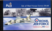 Isle of Man 2008 90th Anniversary of Royal Air Force £9.68 Prestige booklet complete & fine SG SB69