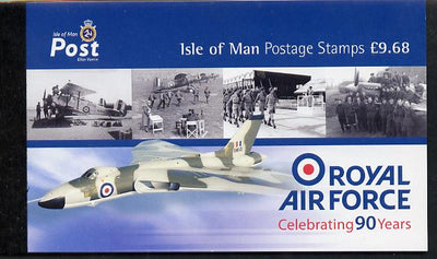 Isle of Man 2008 90th Anniversary of Royal Air Force £9.68 Prestige booklet complete & fine SG SB69