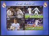 Benin 2014 Real Madrid perf sheetlet containing 4 values unmounted mint. Note this item is privately produced and is offered purely on its thematic appeal
