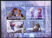 Benin 2014 Disney's Frozen perf sheetlet containing 4 values unmounted mint. Note this item is privately produced and is offered purely on its thematic appeal