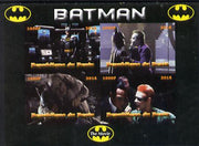 Benin 2014 Batman (Movie) imperf sheetlet containing 4 values unmounted mint. Note this item is privately produced and is offered purely on its thematic appeal