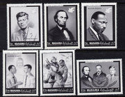 Manama 1968 Human Rights (Kennedy, Lincoln, Martin Luther King, etc) perf set of 6 unmounted mint, Mi 99-104*