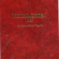 Staffa 1985 Christmas £15 value (Adoration by Durer) in 22 carat gold foil in special presentation folder (German text)