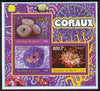 Djibouti 2014 Coral perf sheetlet containing three values unmounted mint