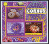 Djibouti 2014 Coral imperf sheetlet containing three values unmounted mint