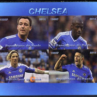Benin 2014 Chelsea imperf sheetlet containing 4 values unmounted mint. Note this item is privately produced and is offered purely on its thematic appeal
