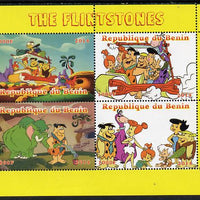 Benin 2014 The Flintstones perf sheetlet containing 4 values unmounted mint. Note this item is privately produced and is offered purely on its thematic appeal