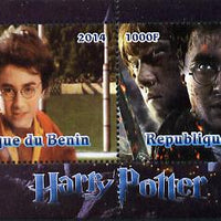 Benin 2014 Harry Potter #4 perf sheetlet containing 2 values unmounted mint. Note this item is privately produced and is offered purely on its thematic appeal