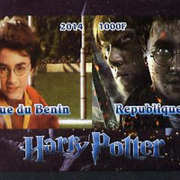 Benin 2014 Harry Potter #4 imperf sheetlet containing 2 values unmounted mint. Note this item is privately produced and is offered purely on its thematic appeal