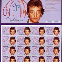 Azerbaijan 1995 Rock & Roll Legends (John Lennon) sheetlet containing 16 x 500m unmounted mint