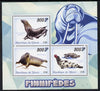 Djibouti 2014 Seals perf sheetlet containing 3 values unmounted mint