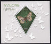 Madagascar 2014 Rare Butterflies perf deluxe sheet containing one diamond shaped value unmounted mint