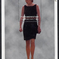 Turkmenistan 1997 Diana, Princess of Wales #4 perf deluxe sheet unmounted mint