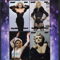 Chad 2014 Madonna (singer) perf sheetlet containing 4 values unmounted mint. Note this item is privately produced and is offered purely on its thematic appeal. .