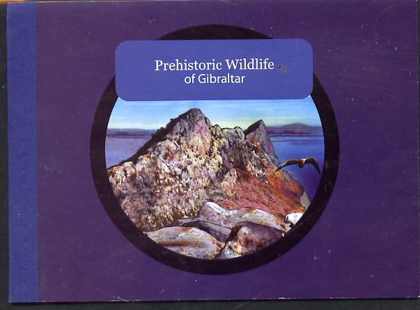 Gibraltar 2007 Prehistoric Wildlife £8.46 booklet complete and fine SG SB15