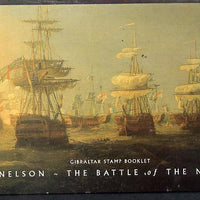 Gibraltar 1998 Battle of the Nile £5 booklet complete and fine SG SB12