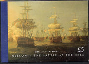 Gibraltar 1998 Battle of the Nile £5 booklet complete and fine SG SB12