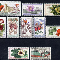 Rumania 1965 Botanical Gardens (Flowers) set of 10 unmounted mint, SG 3314-23, Mi 2442-51*