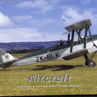 New Zealand 2001 Aircraft $19.95 Premium booklet complete and fine SG SP2
