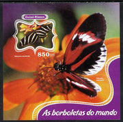 Guinea - Bissau 2014 Butterflies of the World #02 imperf s/sheet unmounted mint. Note this item is privately produced and is offered purely on its thematic appeal