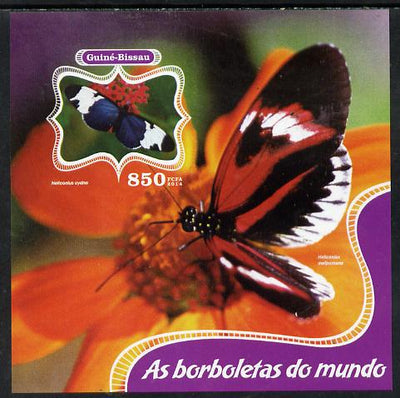 Guinea - Bissau 2014 Butterflies of the World #03 imperf s/sheet unmounted mint. Note this item is privately produced and is offered purely on its thematic appeal