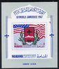 Manama 1967 Scouts imperf m/sheet unmounted mint (Mi BL 1)