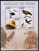 Congo 2014 Birds of Prey perf sheetlet containing 4 values unmounted mint
