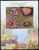 Congo 2014 Coral imperf sheetlet containing 4 values unmounted mint
