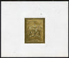 Bernera 1982 Royal Arms £8 Edward IV embossed in 22k gold foil self-adhesive proof unmounted mint