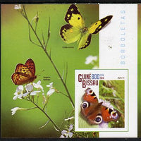 Guinea - Bissau 2014 Butterflies #10 imperf s/sheet unmounted mint. Note this item is privately produced and is offered purely on its thematic appeal