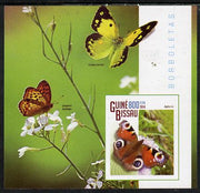 Guinea - Bissau 2014 Butterflies #10 imperf s/sheet unmounted mint. Note this item is privately produced and is offered purely on its thematic appeal