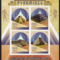 Madagascar 2015 The Pyramids imperf sheetlet containing 4 values unmounted mint