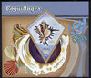 Madagascar 2015 Shells imperf deluxe sheet containing one diamond shaped value unmounted mint