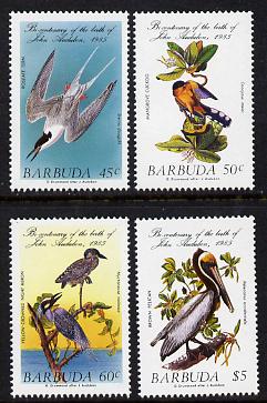Barbuda 1985 John Audubon Birds set of 4 unmounted mint, SG 783-6