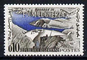 Algeria 1962 Foum El Gherza Dam 10c unmounted mint (from Tourism series) Yv 365*